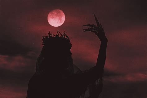 Witches and blood moon